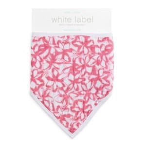 Aden and Anais White Label classic bandana bib from the Paradise Cove - Flowers